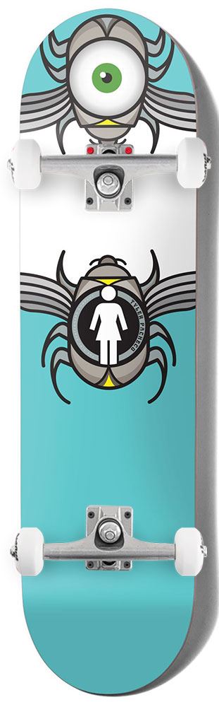 Girl Skateboard Beetle Bum Tyler Pacheco x Venom Custom Complete Skateboard - 8.5