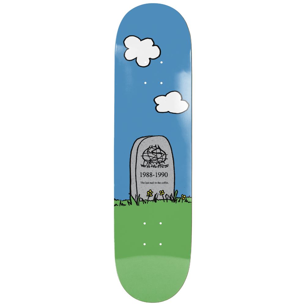 World Industries Skateboarding is Dead EX7 Popsicle Blue / Green Skateboard Deck - 8.0"
