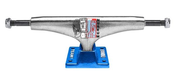 Thunder 148 Skateboard Trucks Thunder x Musuem Landline Polished / Blue - 148 - Skatewarehouse.co.uk
