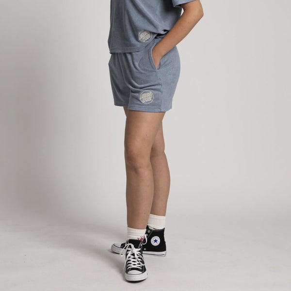 Santa Cruz Womens Shorts Malibu Short - Hyacinth - Skatewarehouse.co.uk