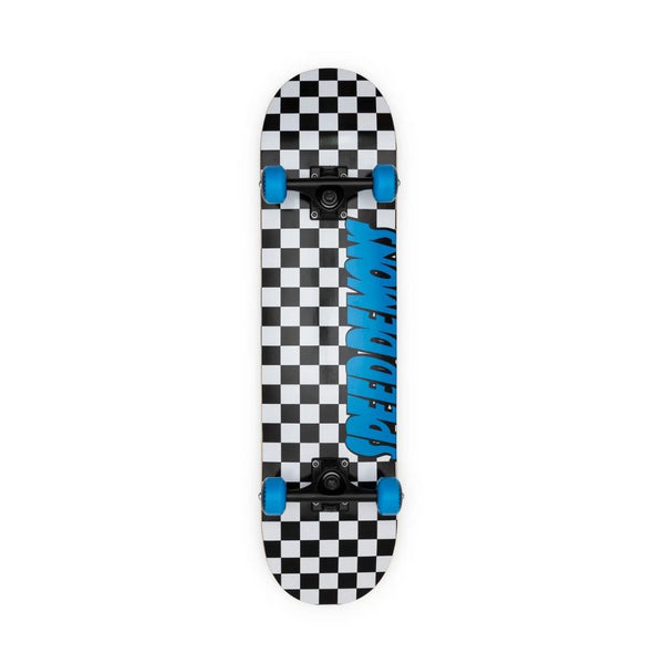 Speed Demons Checkers Black / Blue Complete Skateboard - 8.0