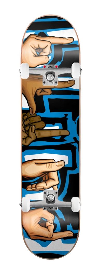 Blind Signs Blue x Venom Custom Complete Skateboard - 8.25