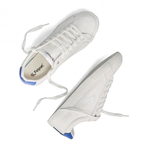 Feiyue Footwear Fe Lo AV Martial Arts/Gym/Lifing Shoes - White / Royal - Skatewarehouse.co.uk