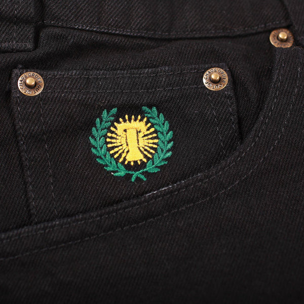 Theories Of Atlantis Plaza Jeans Black - Skatewarehouse.co.uk