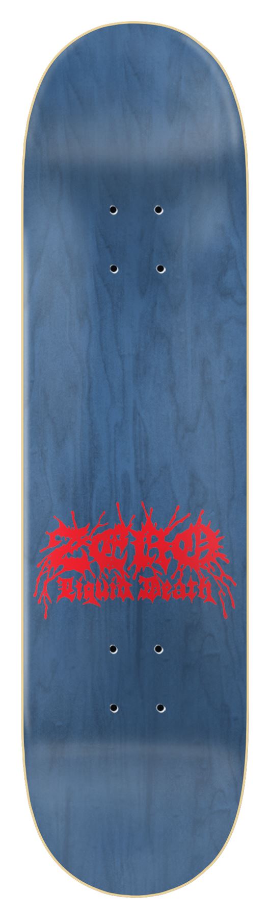 Zero x Liquid Death Skateboard Dane Burman Skateboard Deck - 8.5