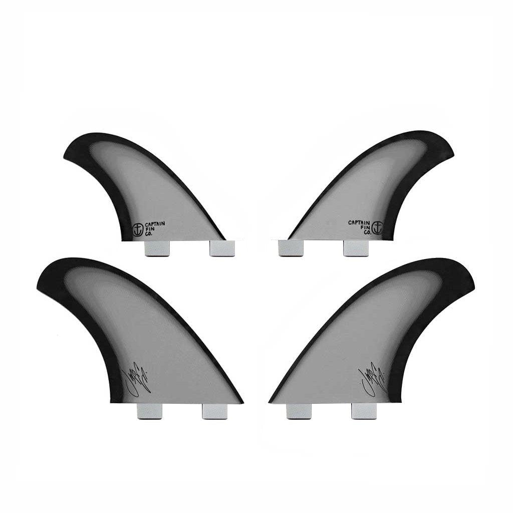 Captain Fin Co - Jeff McCallum Quad Especial - Large - Black (FCS) - L
