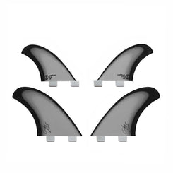 Captain Fin Co - Jeff McCallum Quad Especial - Large - Black (FCS) - L
