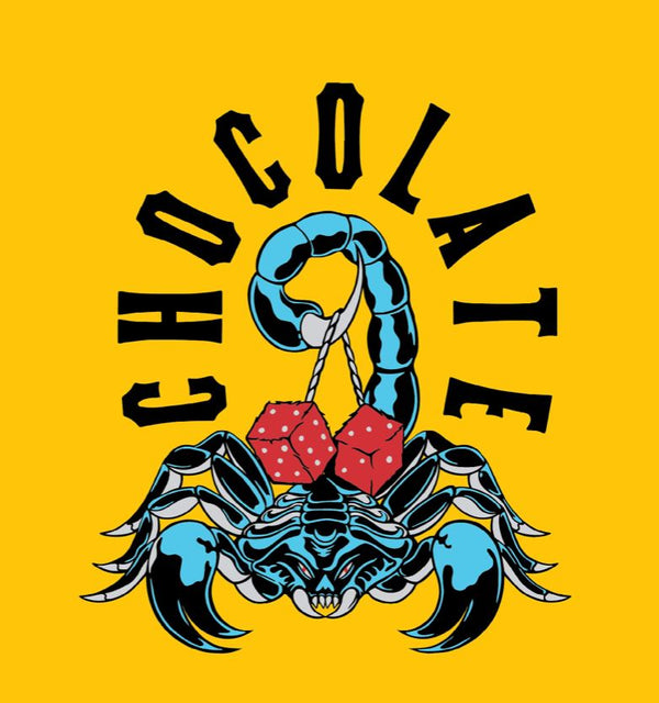 Chocolate Scorpion Dice Stevie Perez Skateboard Deck - 8.0