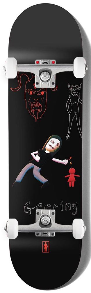 Girl Pro Model Breana Geering x Venom Custom Complete Skateboard - 8.0