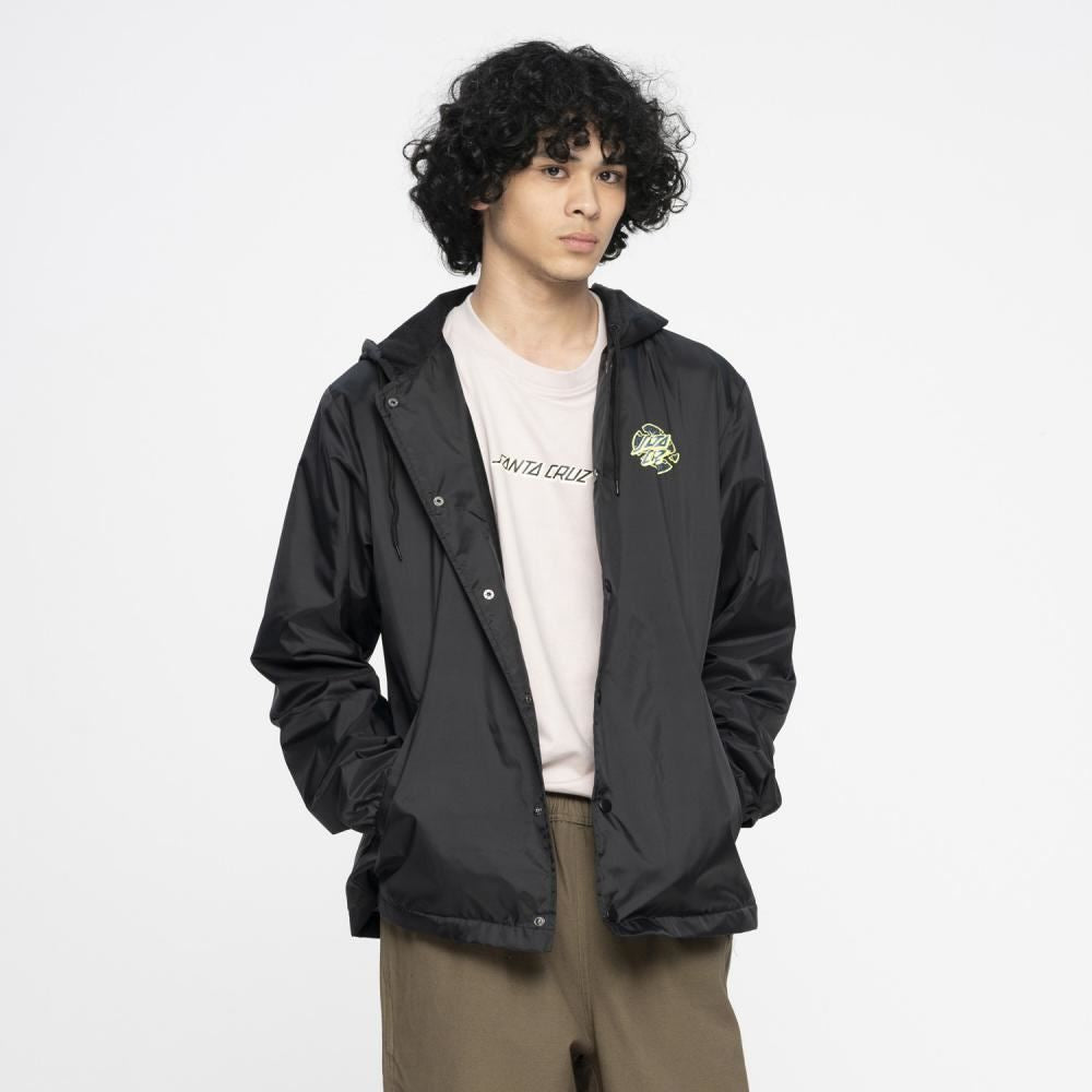 Santa Cruz Jacket Rigid Screaming Hand Jacket - Black - Skatewarehouse.co.uk