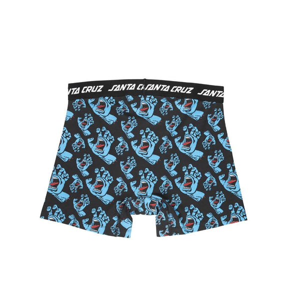 Santa Cruz Boxer Shorts Hands All Over Boxer Brief - Black - Skatewarehouse.co.uk