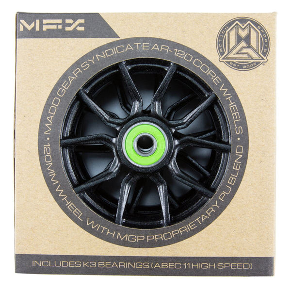Mfx Syndicate AR120 - Black / Black Scooter Wheels
