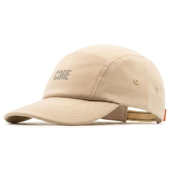 CORE Performance Running Cap - Sand / Reflective