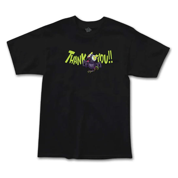 Thank You Goth Cuckoo Tee Black - Skatewarehouse.co.uk