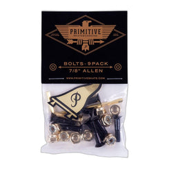 Primitive Hardware Allen 7 / 8" Bolt - one size, Black / Gold