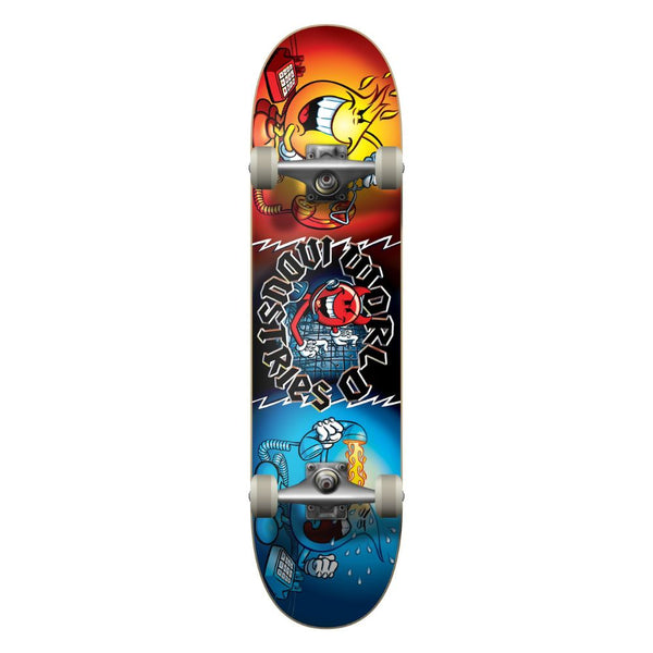 World Industries Crank Call Multi Complete Skateboard - 7.5