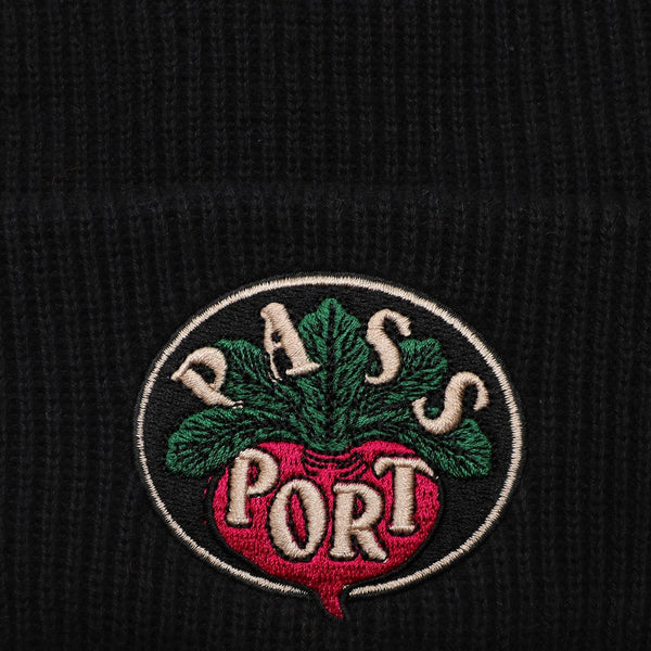 Radish Beanie (Black) - O/S
