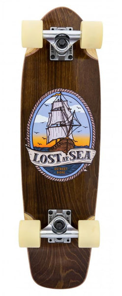 D Street Lost At Sea,discoloured wheels Complete Cruiser - 26.0" - Skatewarehouse.co.uk