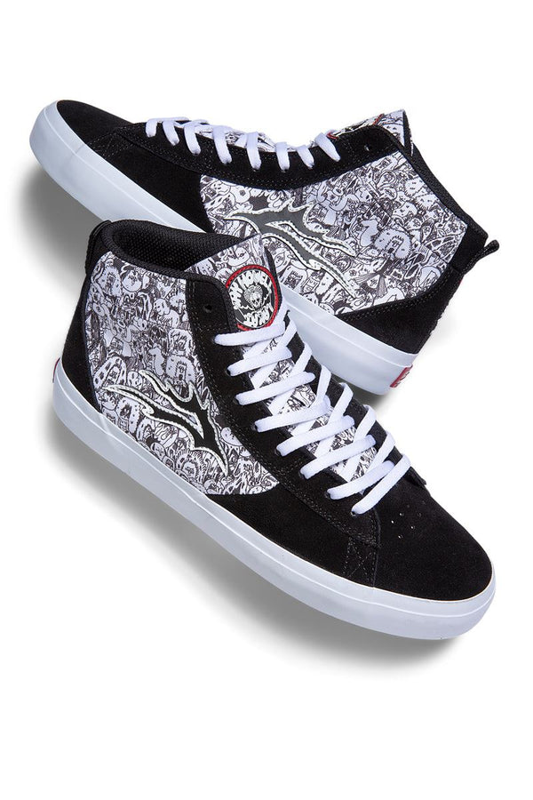 Lakai x Jay Howell Newport High Skate Shoes - Black - Skatewarehouse.co.uk