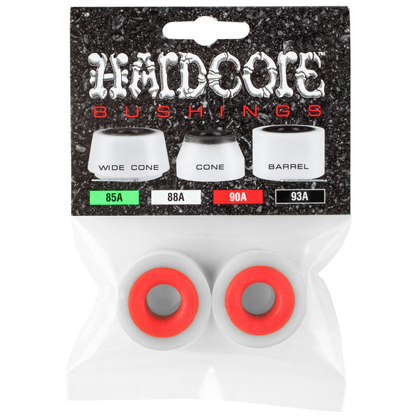 Powell Peralta Hardcore Bushings Barrel Bushing 88A Set White / Red