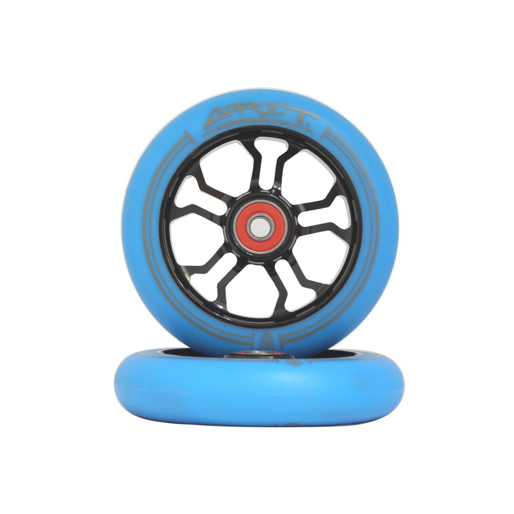 Grit 10R 110mm Black / Blue (Pair) Scooter Wheels