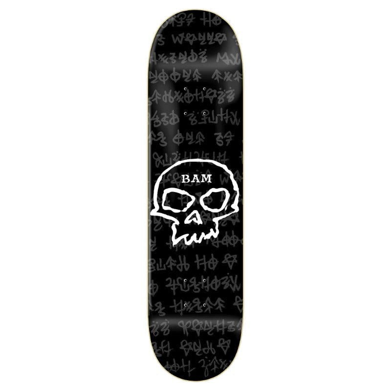 Zero BAM Strigoi Skull Skateboard Deck - 8.5"