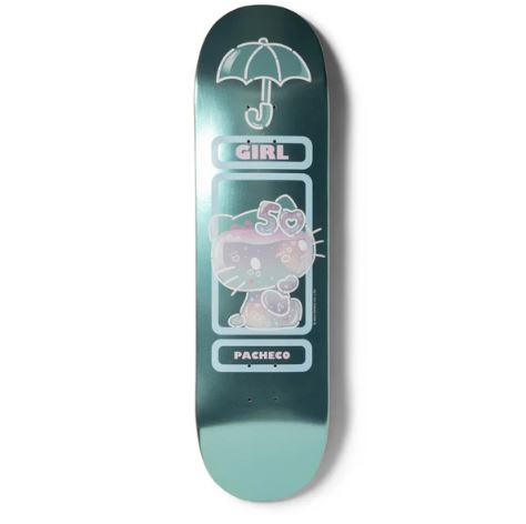 Girl x Hello Kitty Skateboard 50th Anniversary Tyler Pacheco Skateboard Deck - 8.375