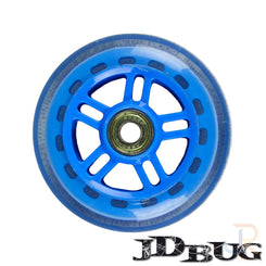JD Original Street 100mm (2) w. Bearings - Reflx Blue Scooter Wheels