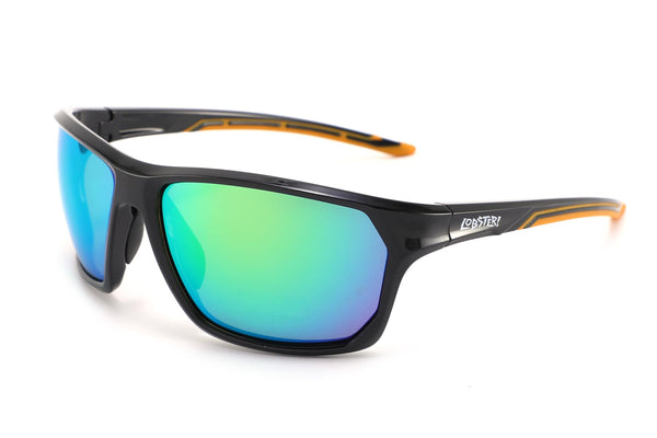 Lobster Eyewear Deadfish - Black Green - Skatewarehouse.co.uk
