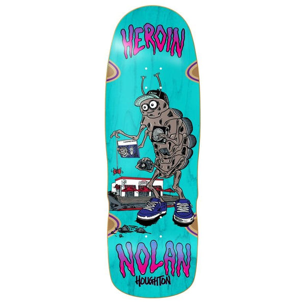 Heroin Nolan Bug (Mutant Eyeballer) Skateboard Deck - 10.4