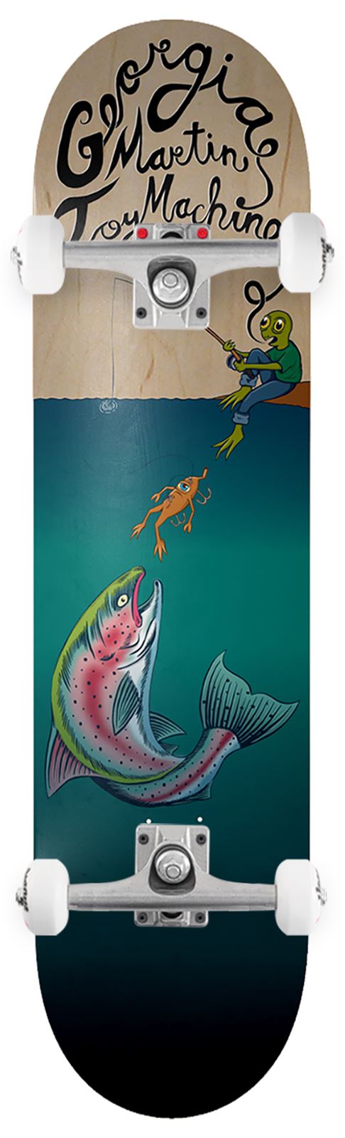 Toy Machine Georgia Martin 'Fishing' x Venom Custom Complete Skateboard - 8.25