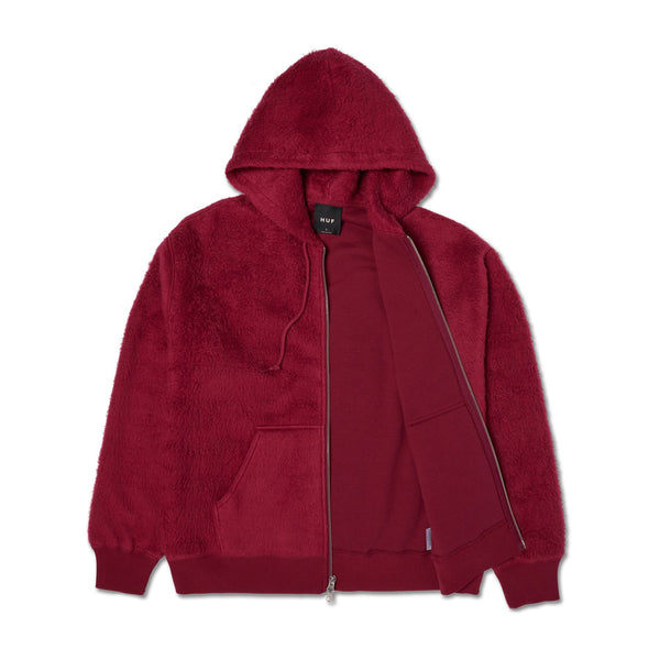 HUF Corso Heavyweight F / Z Hoodie (Berry)