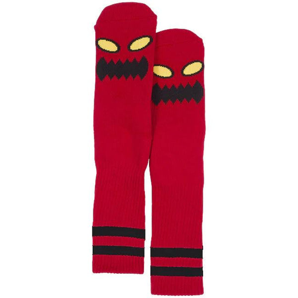 Toy Machine Monster Face Sock Red
