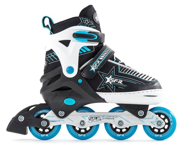 SFR Pulsar Adjustable Inline Skates - Blue - Skatewarehouse.co.uk
