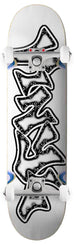 Vinyl Graffiti Logo (Skateboard Wheels Wells) x Venom Custom Complete Skateboard - 8.38"