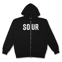 Sour Solution Zip Hood Black - Skatewarehouse.co.uk