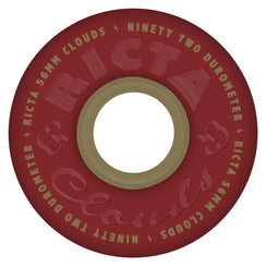 Ricta Skateboard Wheels Clouds 92a - Maroon - Skatewarehouse.co.uk