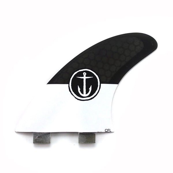 Captain Fin Co - CF Series 5 - Large - Black / White (FCS) - L