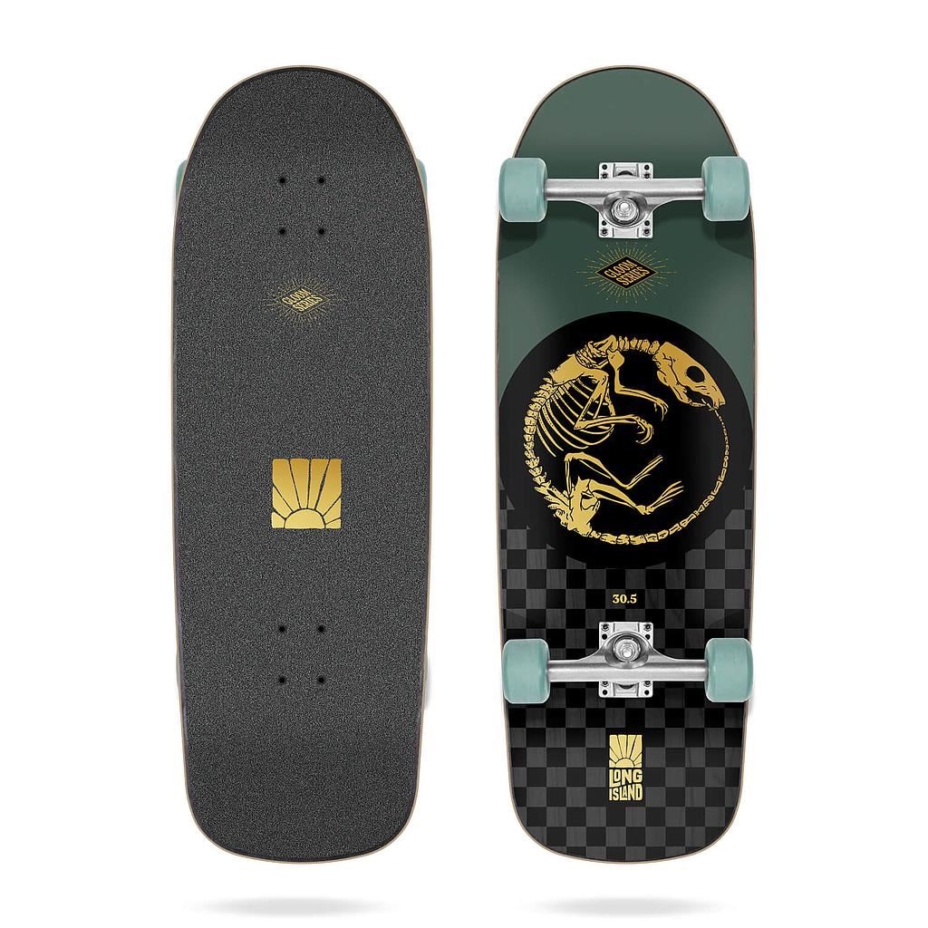 Long Island Gloom 9.85"x30.5" Long Island Old School Complete Longboard - 30.5" - Skatewarehouse.co.uk