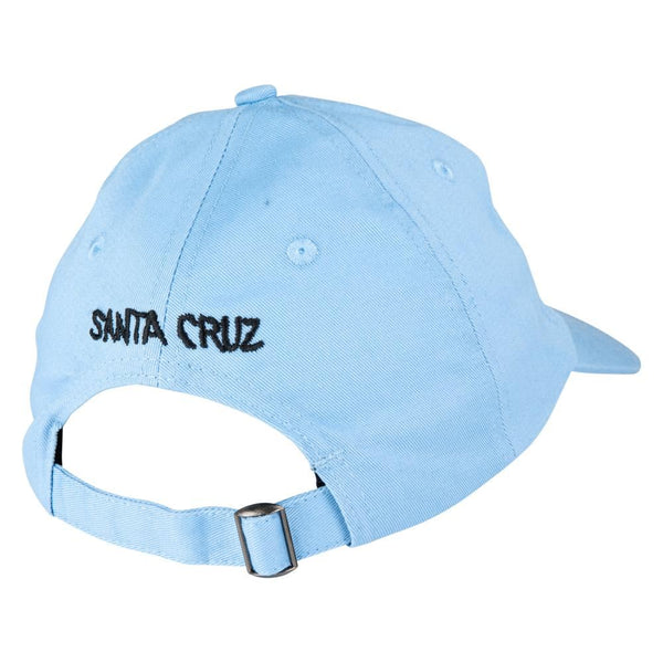 Santa Cruz Youth Cap Youth Screaming Wave Cap Sky Blue - O/S - Skatewarehouse.co.uk