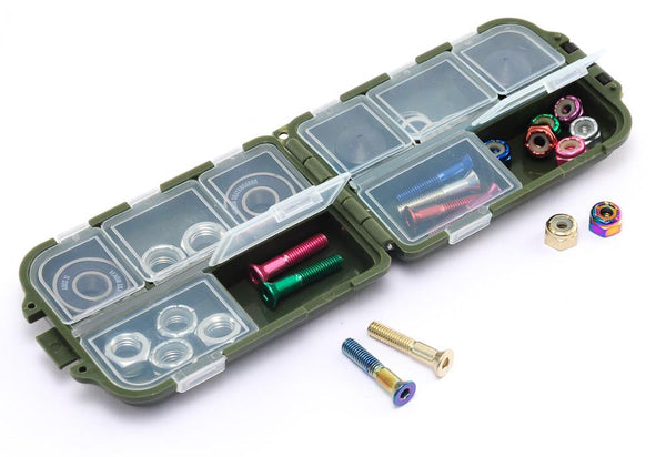 Venom Skateboards 27pc Ultimate Hardware Gift Pack inc Storage Box - Skatewarehouse.co.uk