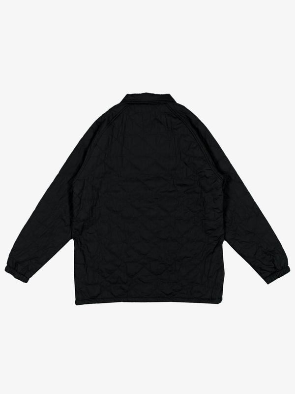Diamond DMND Quilted Coaches Jacket Black - Skatewarehouse.co.uk