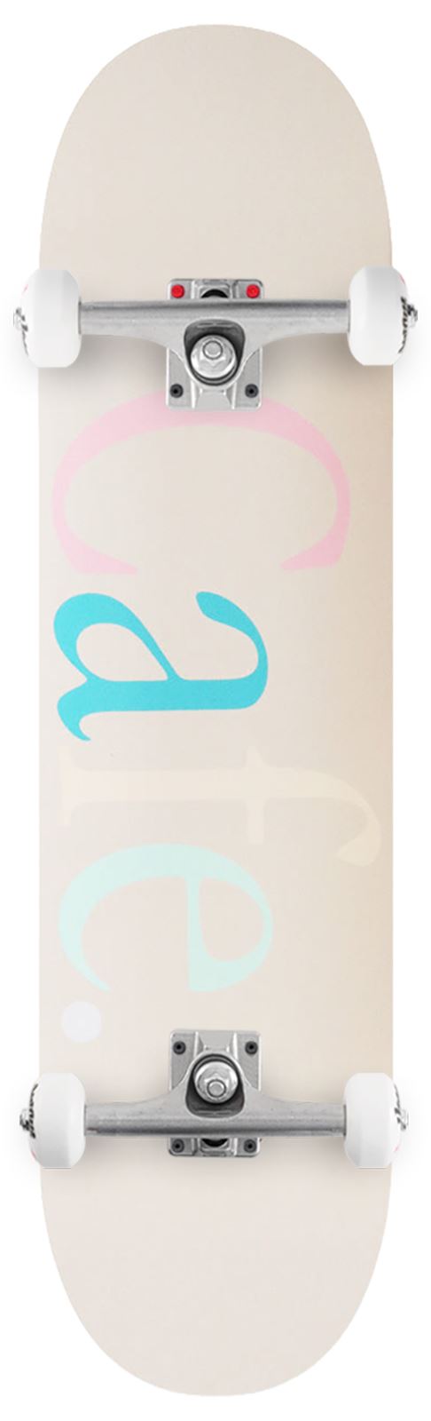 Skateboard Cafe Wayne (White) x Venom Custom Complete Skateboard - 8.0
