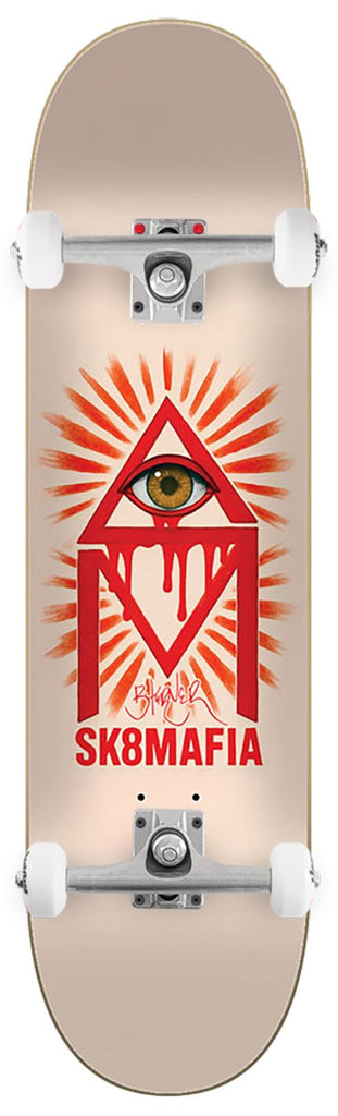 Sk8Mafia Eye Yes Turner Sk8mafia x Venom Custom Complete Skateboard - 8.125"