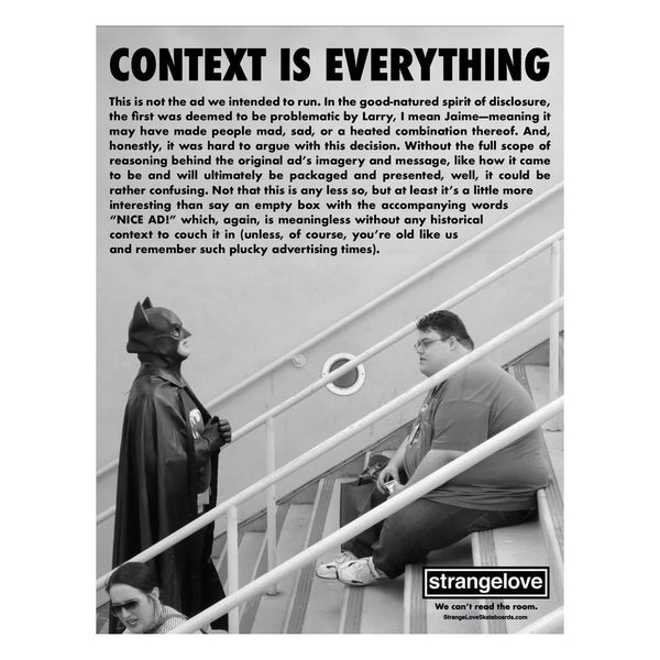 StrangeLove Salt & Pepper….Free Zine x (WB: ) Sean Cliver Skateboard Deck - 8.5