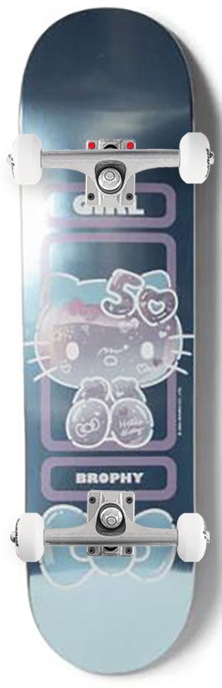 Girl x Hello Kitty Skateboard 50th Anniversary Andrew Brophy x Venom Custom Complete Skateboard - 8.56