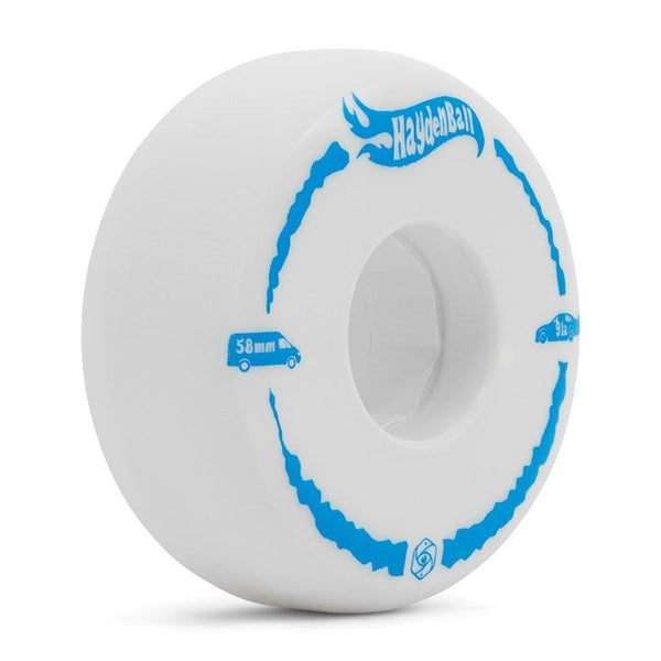 Red Eye Childhood Ball Inline Skate Wheels - White