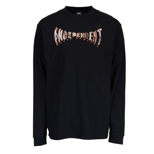 Independent Longsleeve T-Shirt Genuine Parts L/S T-Shirt - Black - Skatewarehouse.co.uk