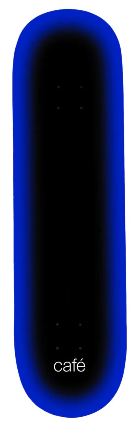 Fade - Classic Shape (Black / Blue) Skateboard Deck - 8.25"