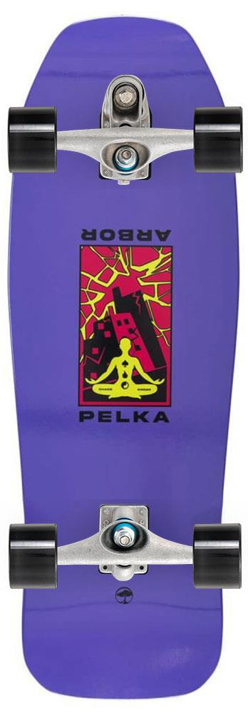 Arbor Ace Pelka 10.0 Chaos x Carver Custom Surf Skate Skateboard C7 - 10.0